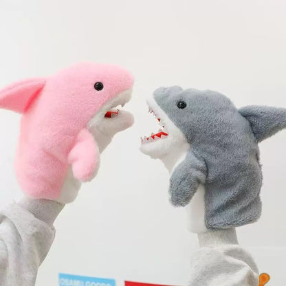 Handpuppe Hai mit beweglichen Armen