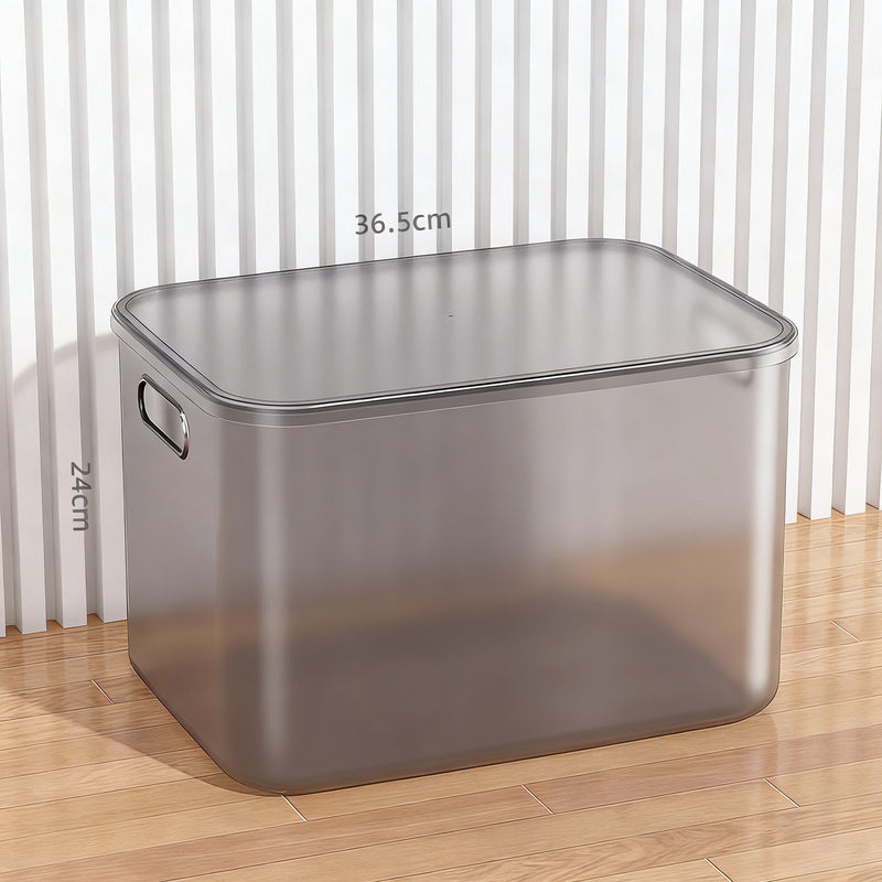 Transparente Aufbewahrungsbox aus Kunststoff