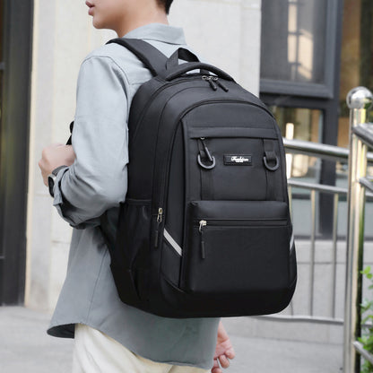 Rucksack groß aus Oxford-Stoff – 20–35 L, Fach für 16-Zoll-Laptop, mehrere Fächer, für Schule, Arbeit & Reisen