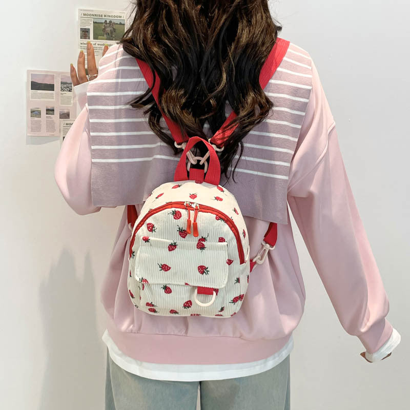 Cord-Rucksack, Baumwolle, strapazierfähig