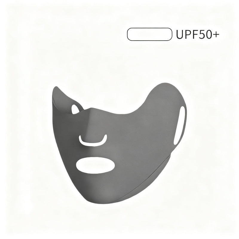 UV-Schutz-Gesichtsmaske mit Ohrschlaufen und Nackenschutz