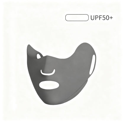 UV-Schutz-Gesichtsmaske mit Ohrschlaufen und Nackenschutz