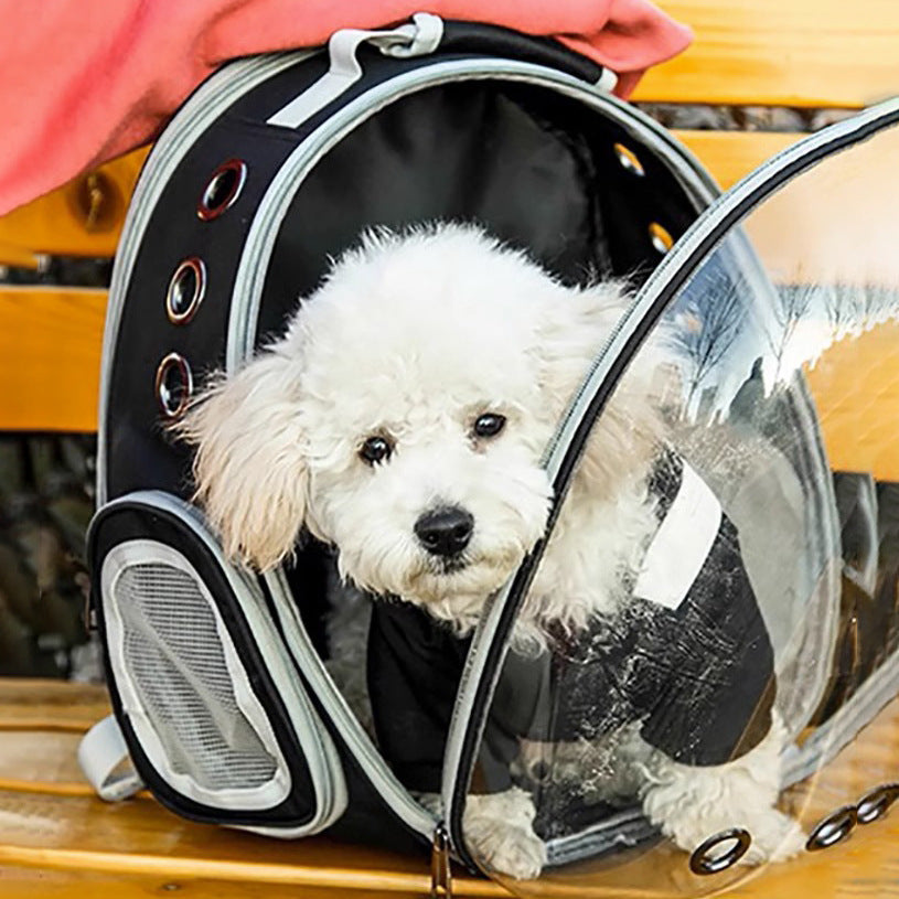 Transportrucksack für Hunde und Katzen, Leinwand