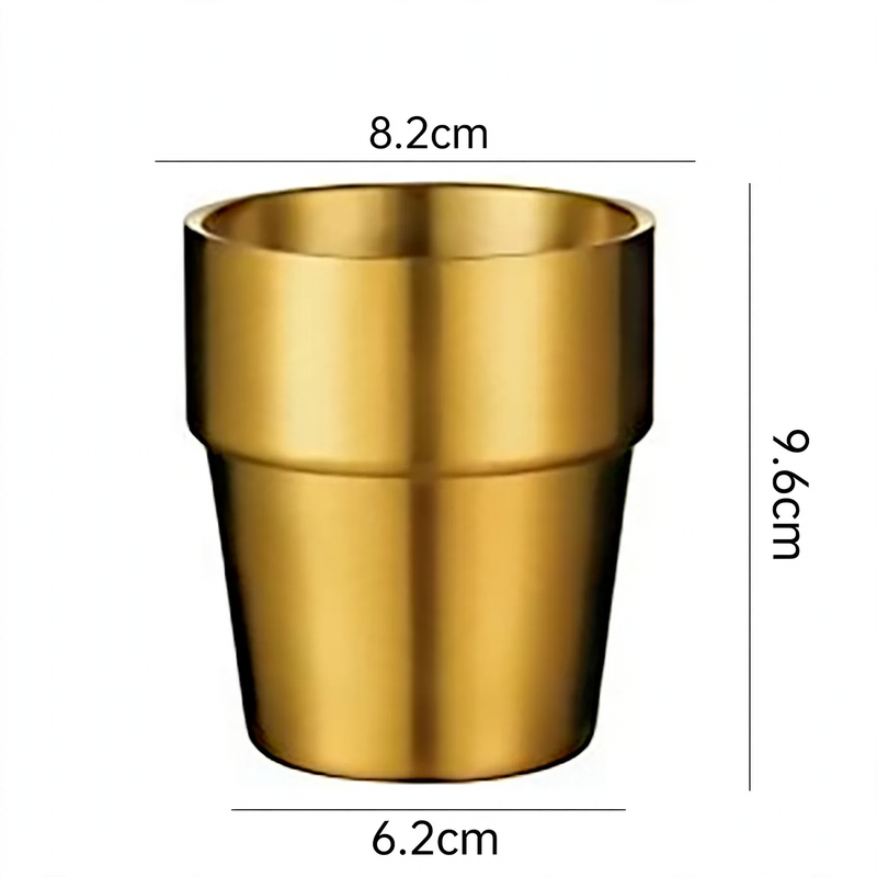 Doppelwandiger Edelstahlbecher 300 ml