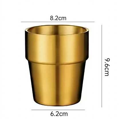 Doppelwandiger Edelstahlbecher 300 ml