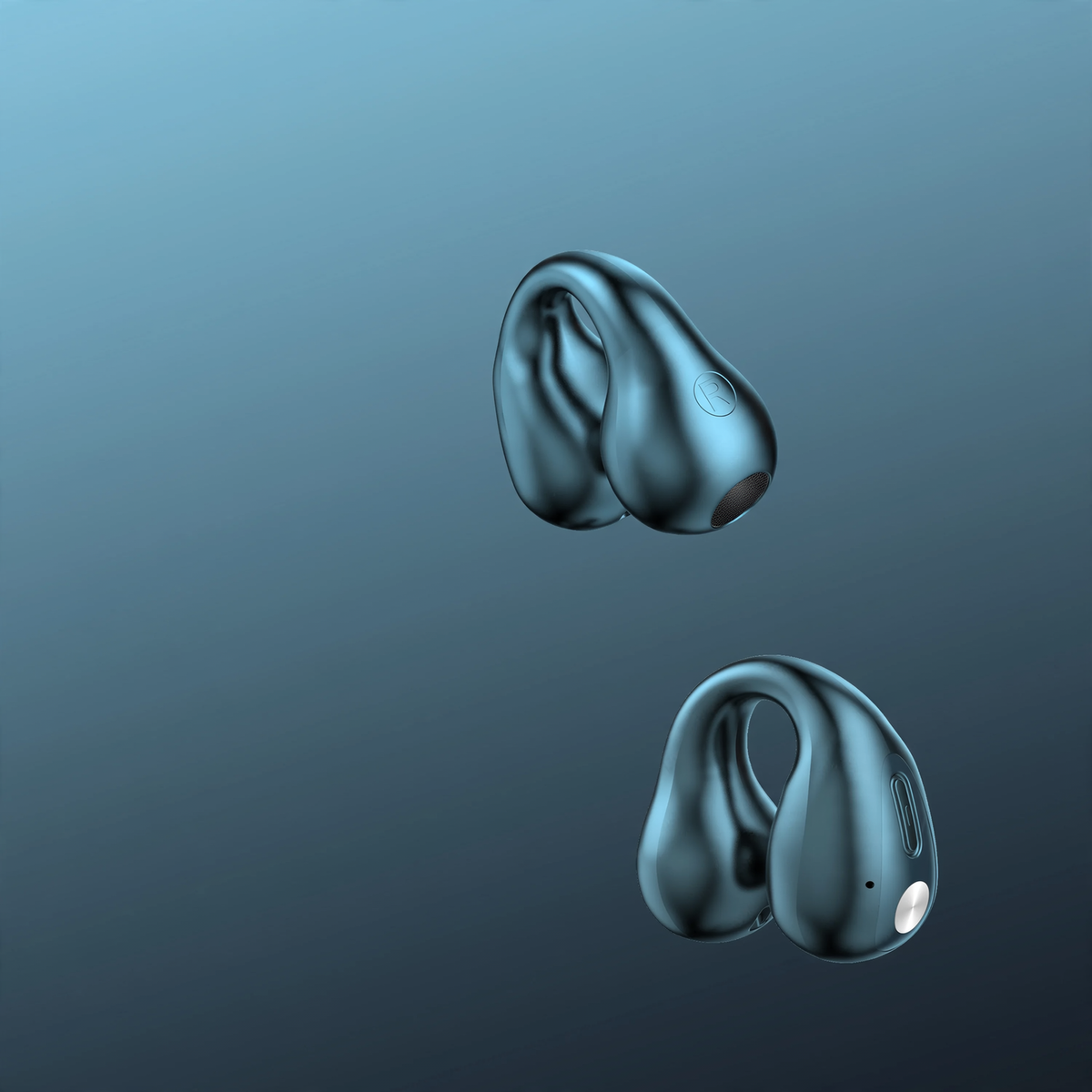 Knochenleitung-Ohrhörer, Clip-On, Bluetooth