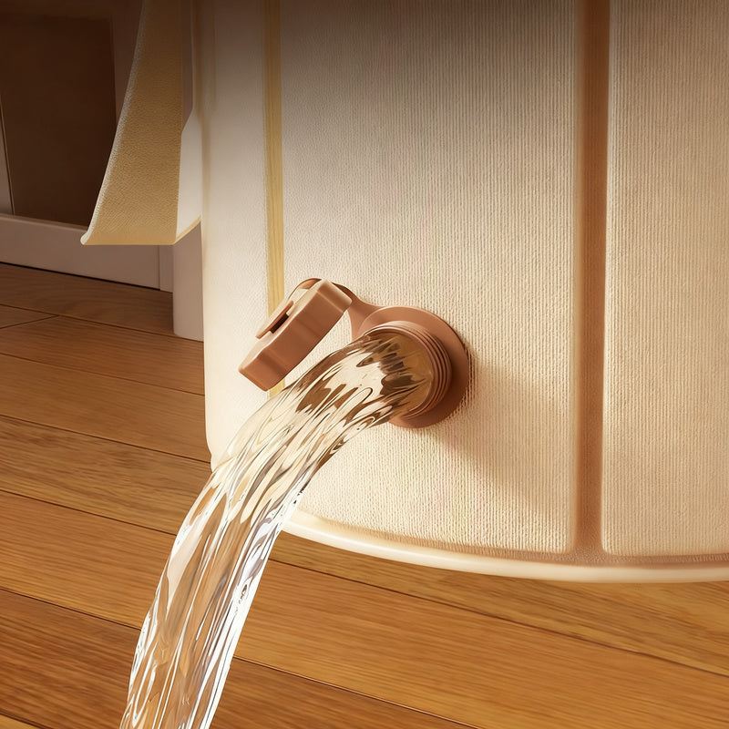 Faltbare Fußbadewanne mit Wärmespeicherung