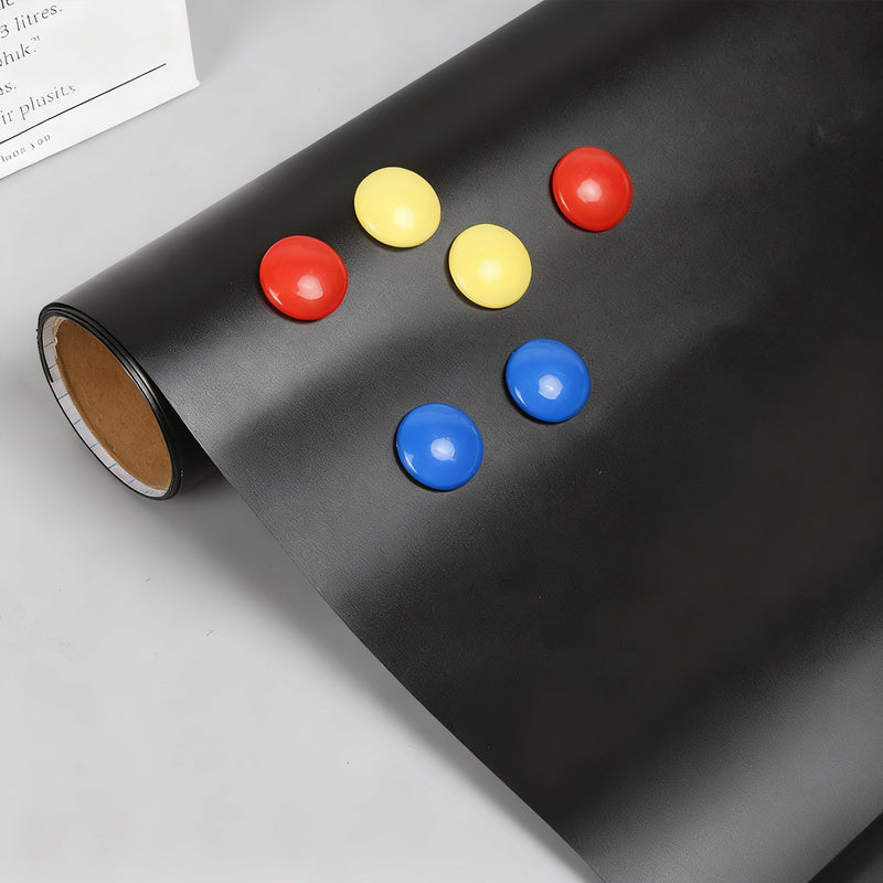 Magnetische Tafelfolie zum Aufkleben, schwarz
