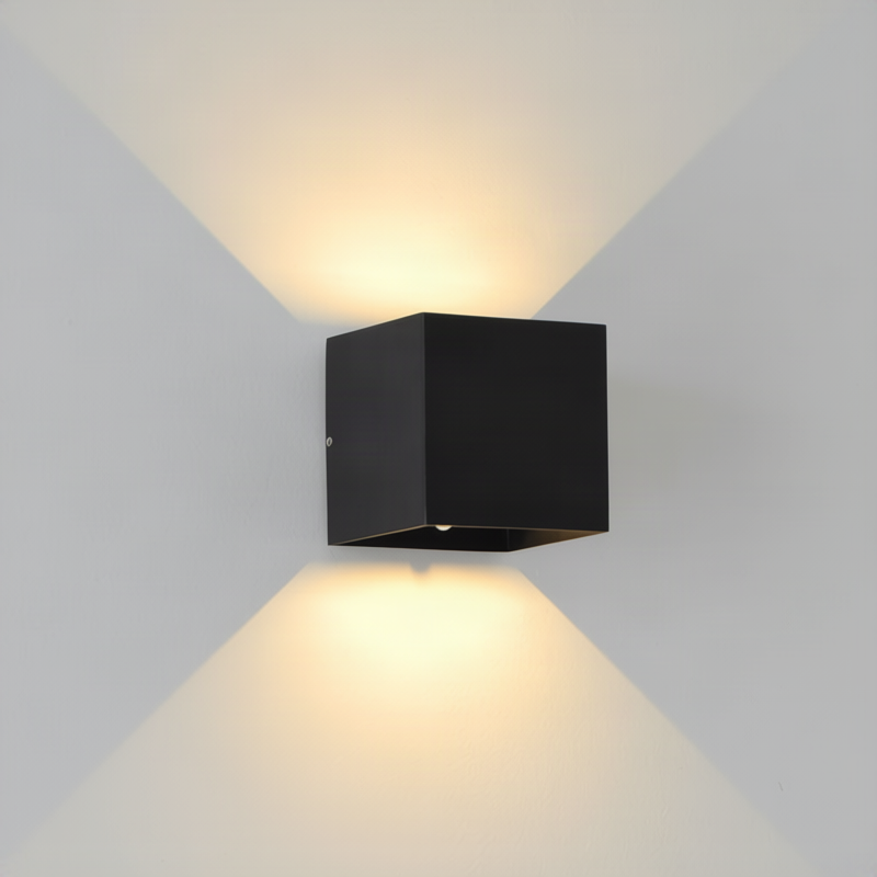 LED-Wandleuchte, Aluminium, wasserfest