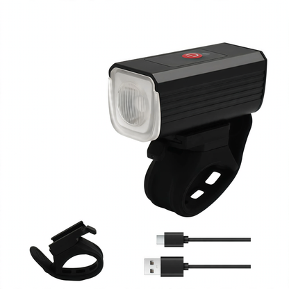 Fahrrad-Frontlicht, USB-C, aufladbar, wasserdicht