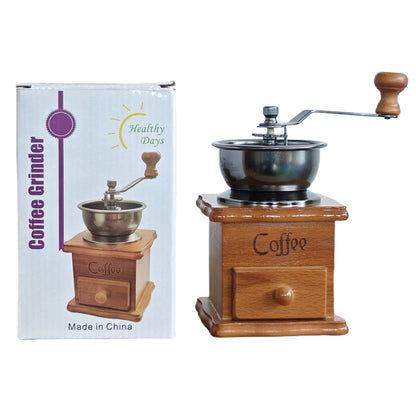Handkurbel-Kaffeemühle im Retro-Stil