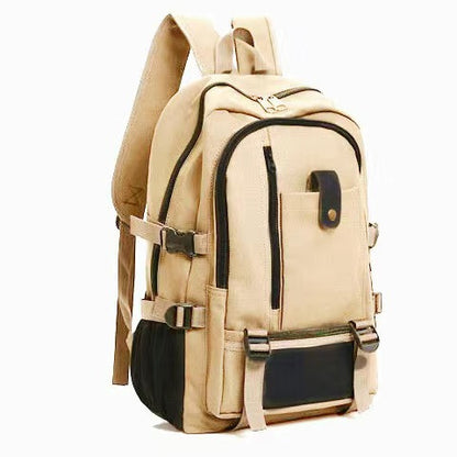 Rucksack Herren Canvas – 20–35 l, atmungsaktiv, verschleißfest, Vintage-Stil, für Schule, Arbeit & Reisen