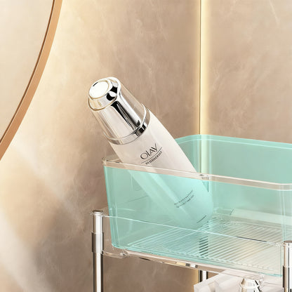 Transparente Aufbewahrungsbox für Kosmetik und Kleinteile