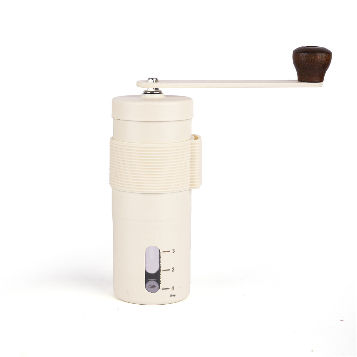 Handkaffeemühle aus Edelstahl mit Keramikmahlwerk