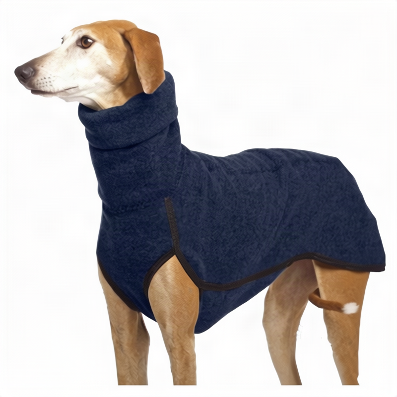 Hundemantel aus Sweatshirt-Stoff mit Taschen