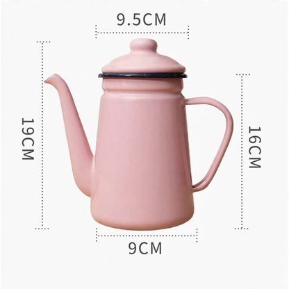 Emaillierte Handbrühkanne 1,1 L