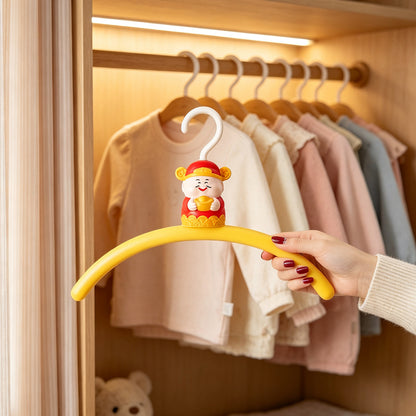 Kleiderbügel mit Rutschschutz, bunt
