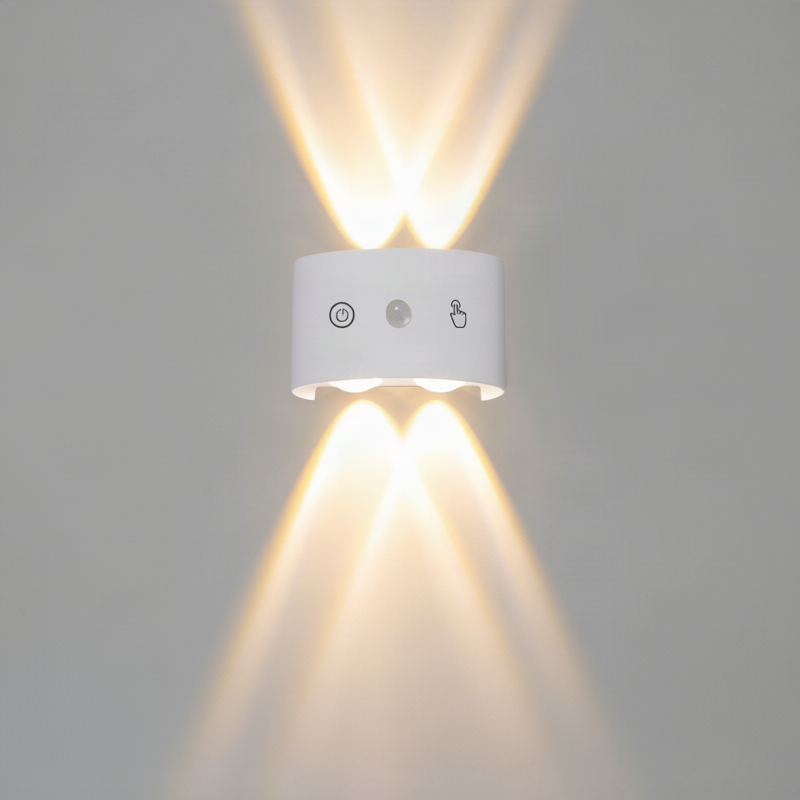 LED-Wandleuchte, Aluminium, wasserfest