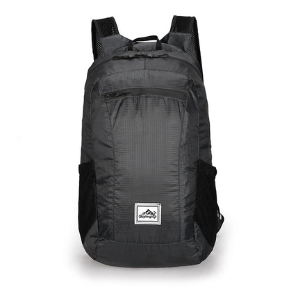 Faltbarer Reiserucksack ultraleicht – Polyester, 20 L, für Laptop bis 12 Zoll, Reisen & Wandern