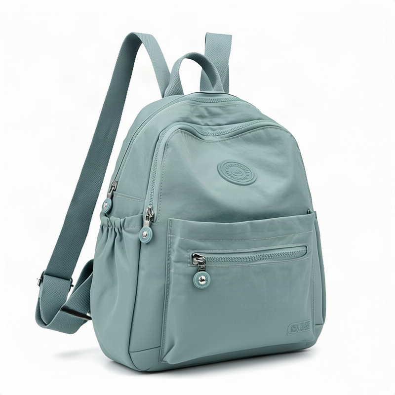 Damenrucksack, Nylon, große Kapazität