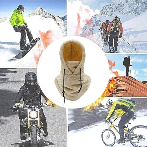 Ski-Maske mit Sherpa-Kapuze | Brehn
