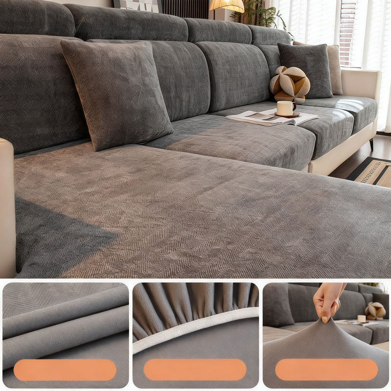 Sofaüberzug aus Chenille, universal passend