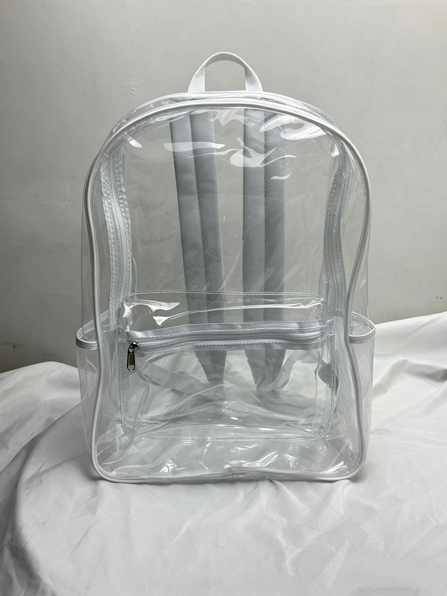 Transparenter PVC-Rucksack mit großem Fassungsvermögen