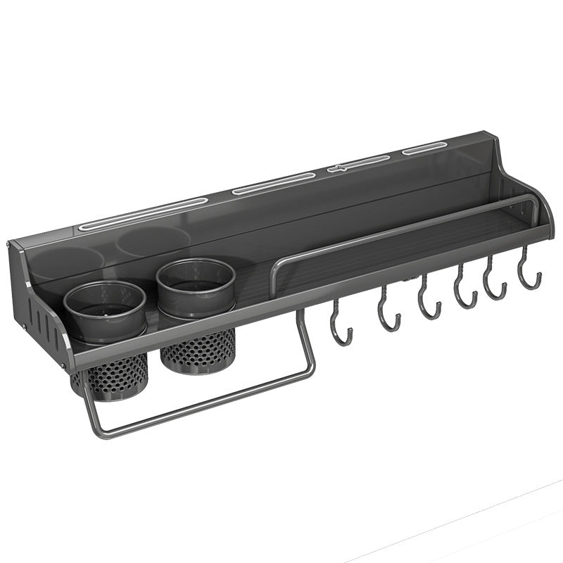 Wandregal für Küche, Aluminium, ohne Bohren