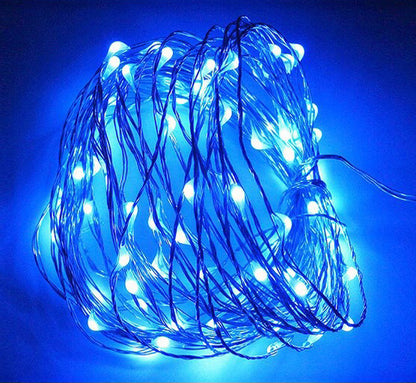 LED-Lichterkette mit Knopfzellenbatterie, 1–3 m