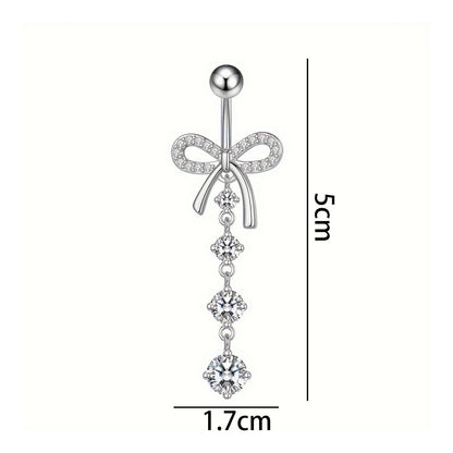 Titan-Piercingstab, flache Basis, Innengewinde