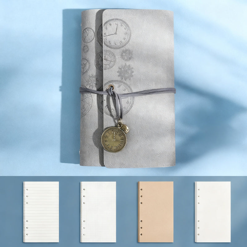 Notizbuch A6, Kunstleder, 80g Papier