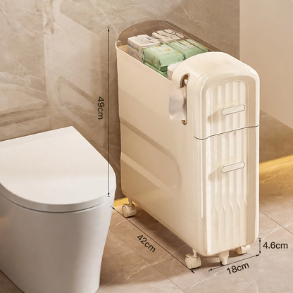 Badezimmer-Regal für Nischenbereiche, 2-stöckig