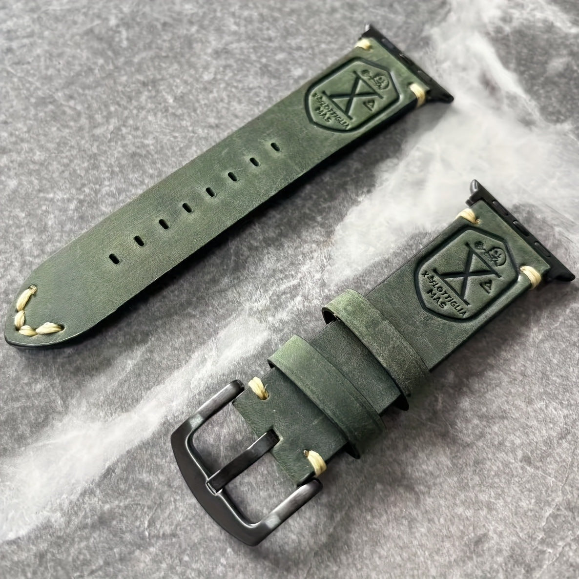 Vintage Uhrenarmband aus Rindsleder