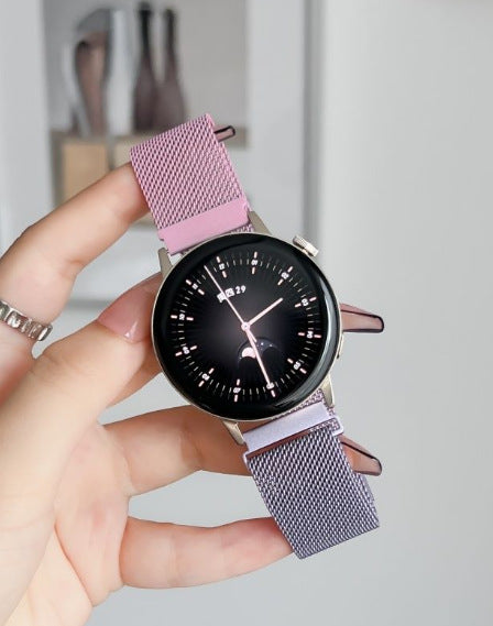 Schwarzes Luxusarmband für Ultradünn Smartwatch