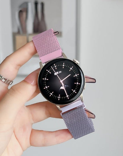 Schwarzes Luxusarmband für Ultradünn Smartwatch