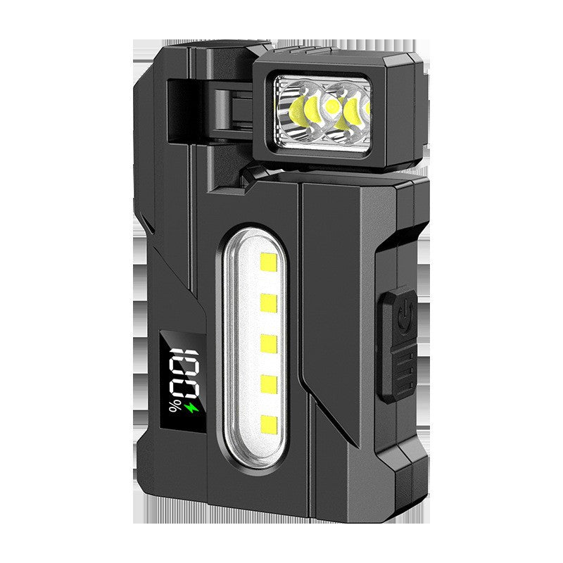 Tragbare USB-Taschenlampe mit Magnethalter