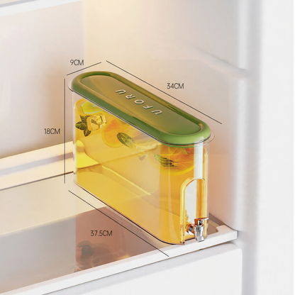 Kühlschrank-Wasserkanne mit Hahn, 4 L, Kunststoff