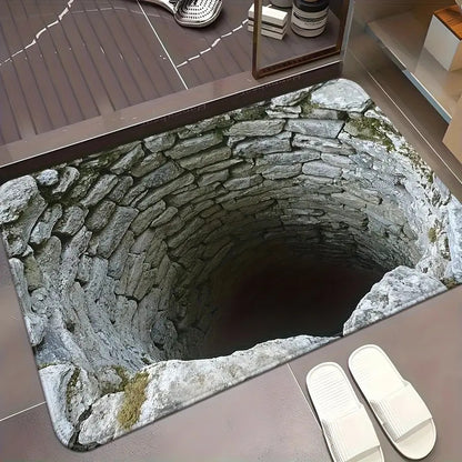 Badezimmermatte aus Kieselgur mit 3D-Muster