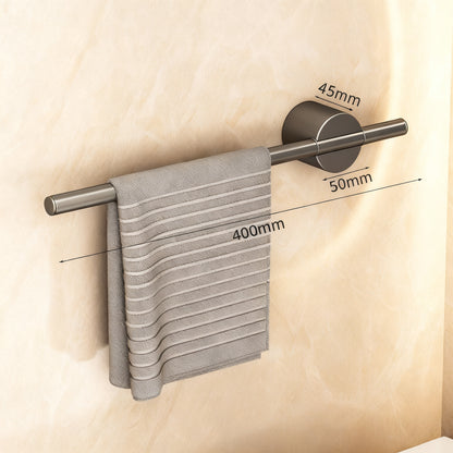 Ausziehbare Aluminium-Handtuchstange, Grau