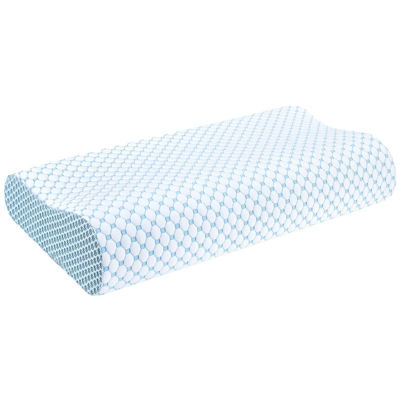 Nackenstützkissen aus Memory-Foam mit Eiskristall-Bezug