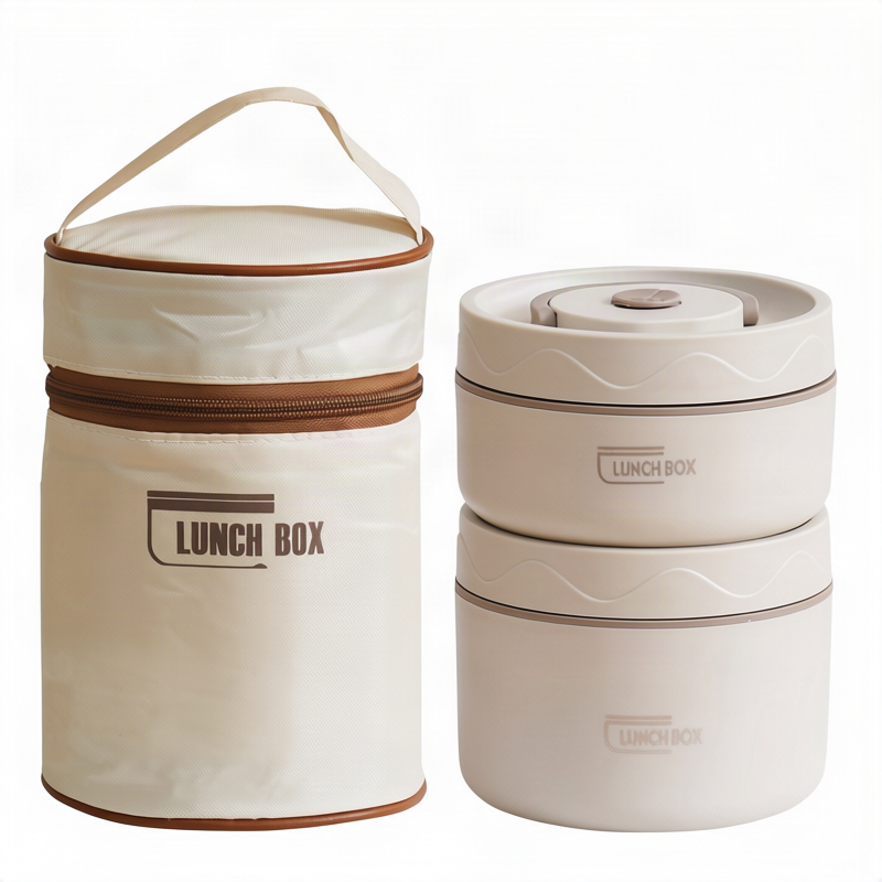 Isolierte Lunchbox aus 316er Edelstahl, rund