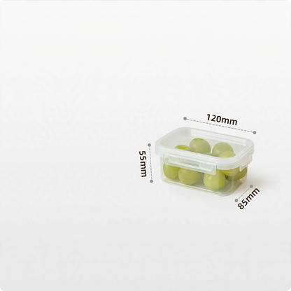 Frischhalteboxen aus Kunststoff, 200–900 ml