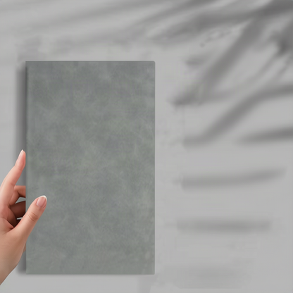 A5-Notizbuch, Echtleder, 100g Papier