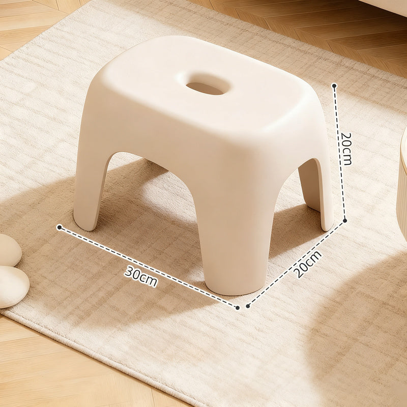 Kunststoff-Hocker, quadratisch, robust