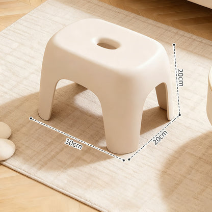 Kunststoff-Hocker, quadratisch, robust