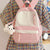 Nylon-Rucksack, atmungsaktiv, Uni-Farben