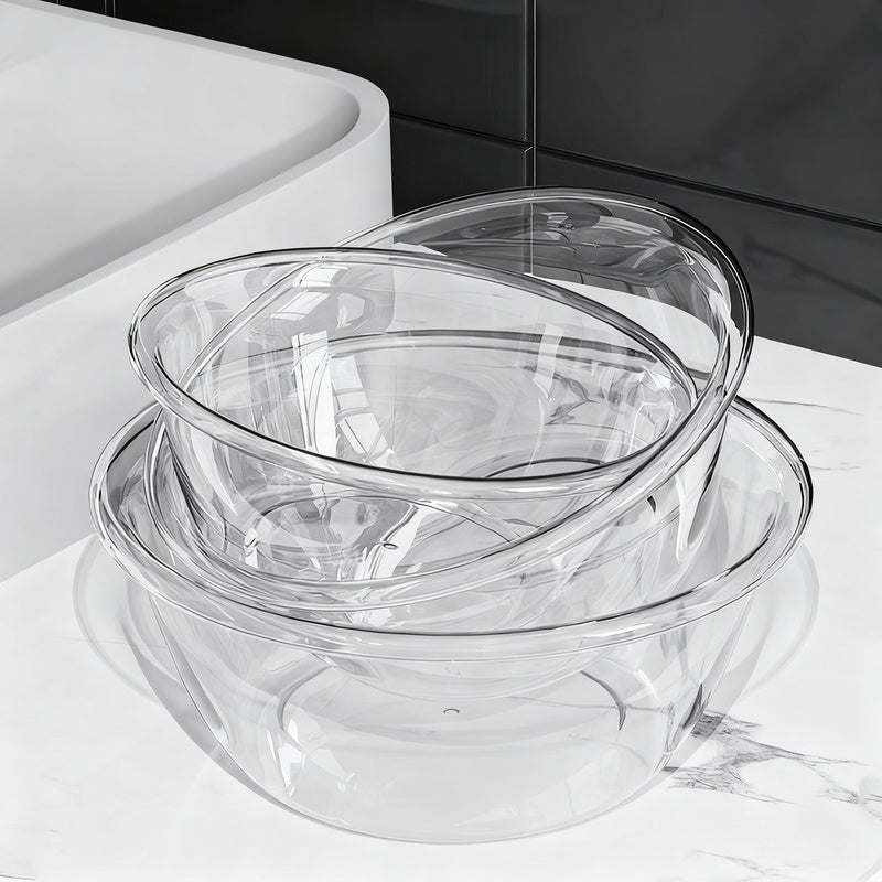 Kunststoff-Waschbecken, transparent, robust