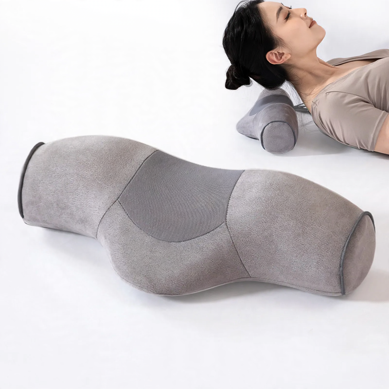 Nackenkissen mit Wärmefunktion und Massage, rund