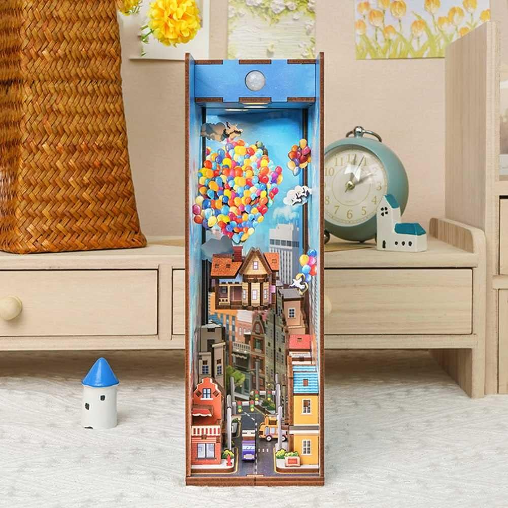 3D-Holz Puzzle DIY-Bücherregal Kit | Brehn