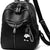 Doppelschulter-Rucksack mit weichem Kunstleder-Look
